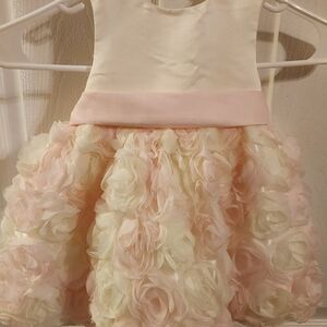 American Princess Pink and Cream Floral Dress